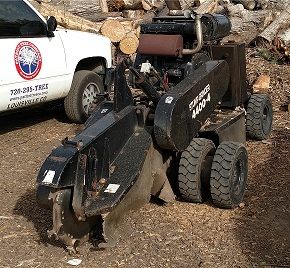 large stump grinder